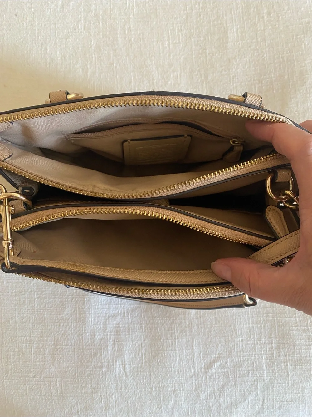 Coach Leather Mini Christie Carryall